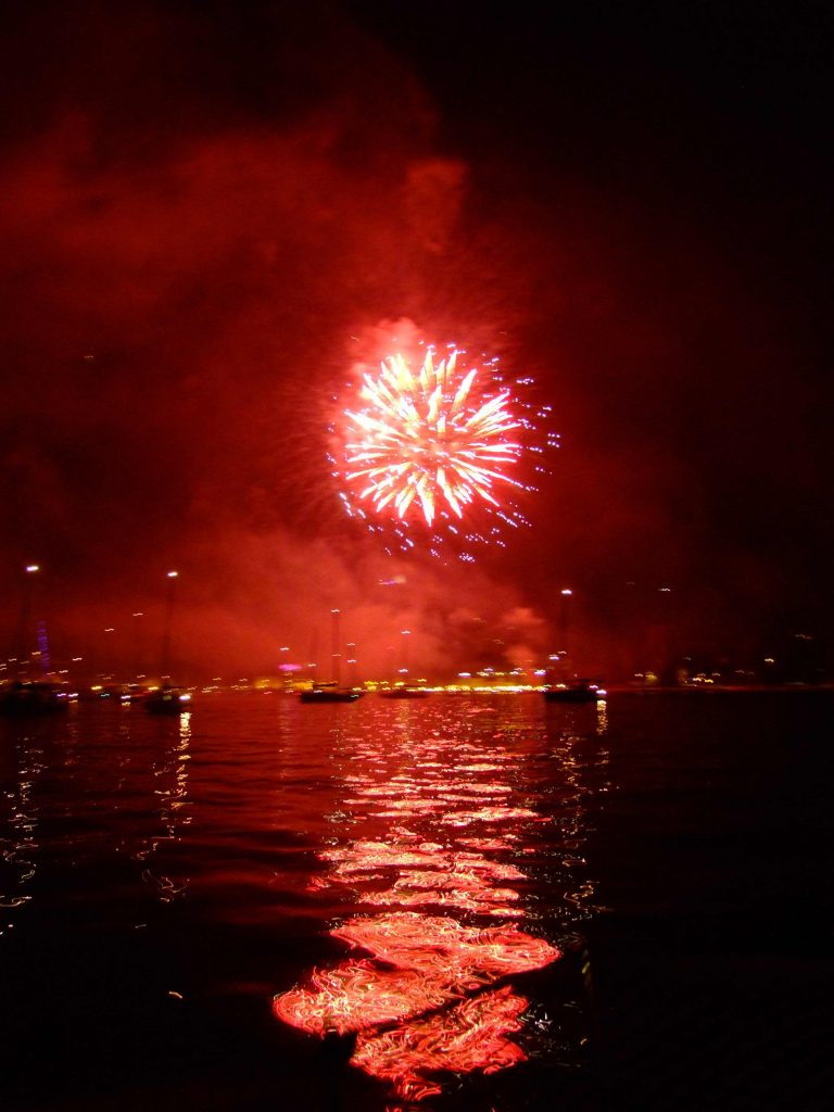 fuochi d'artificio a Riva del Garda