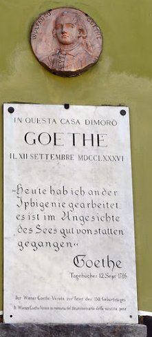 targa di Goethe a Torbole