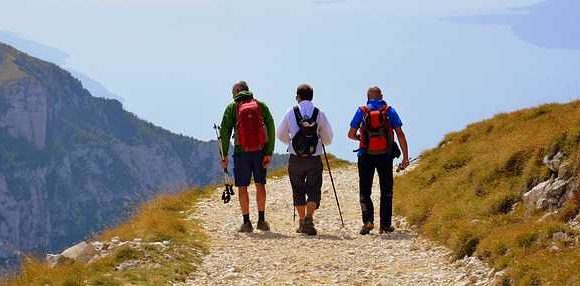 escursionismo e nordic walking sul Garda