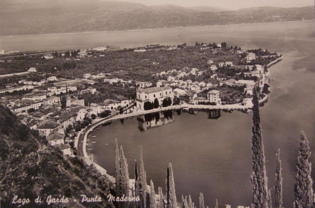 PUNTA MADERNO IN UNA VECCHIA CARTOLINA