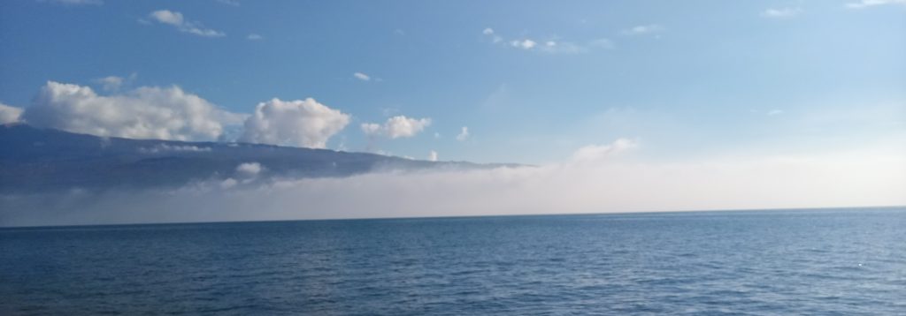 nebbia sul lago