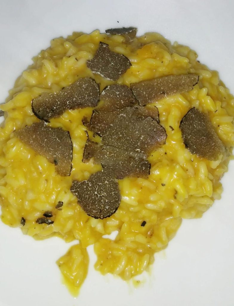 risotto zafferano e tartufo