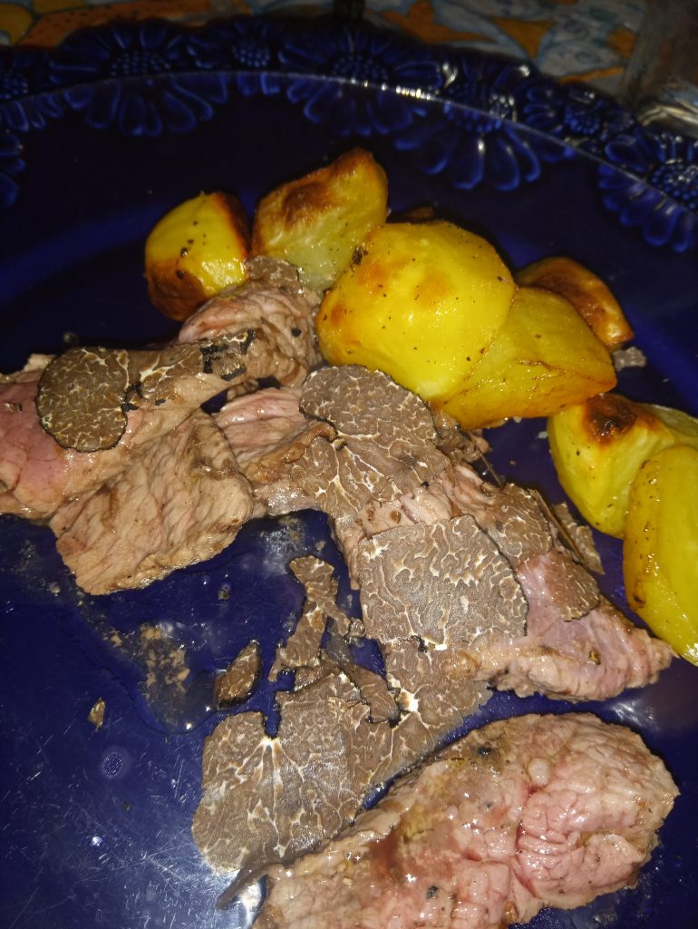 tagliata con tartufo